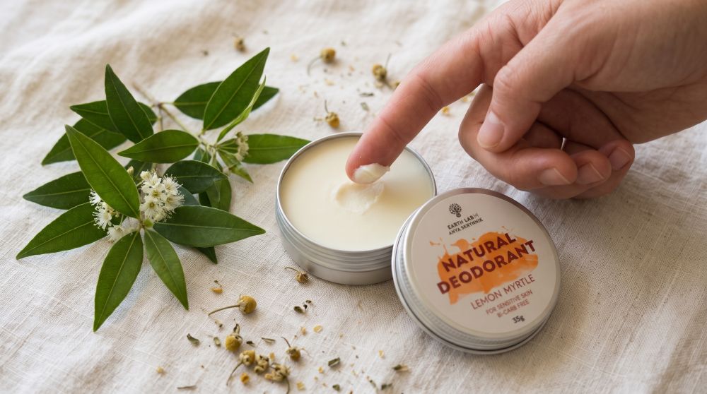 Lemon Myrtle Natural Deodorant texture