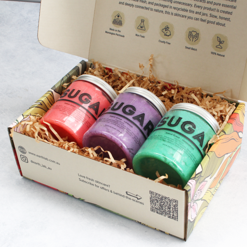Three Sugar Scrubs Gift Pack
