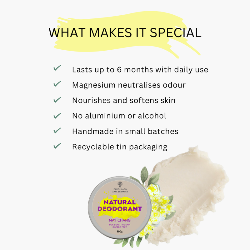 May Chang - Natural Deodorant Bicarb Free 100G